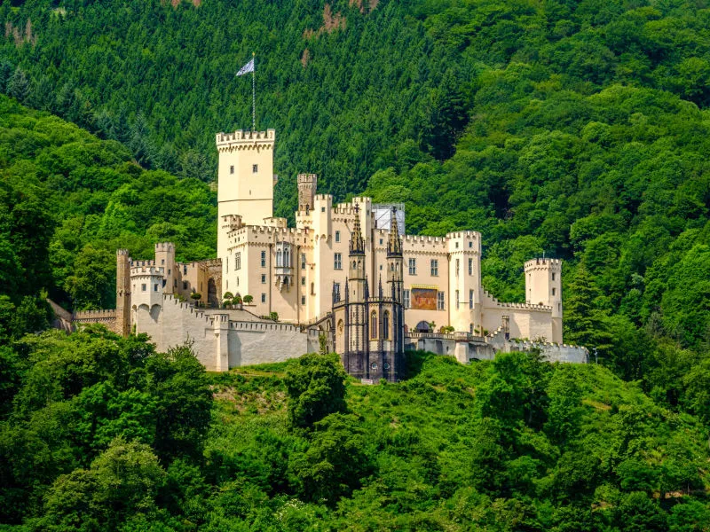 Stolzenfels Castle at Rhine Valley near Koblenz, Germany
