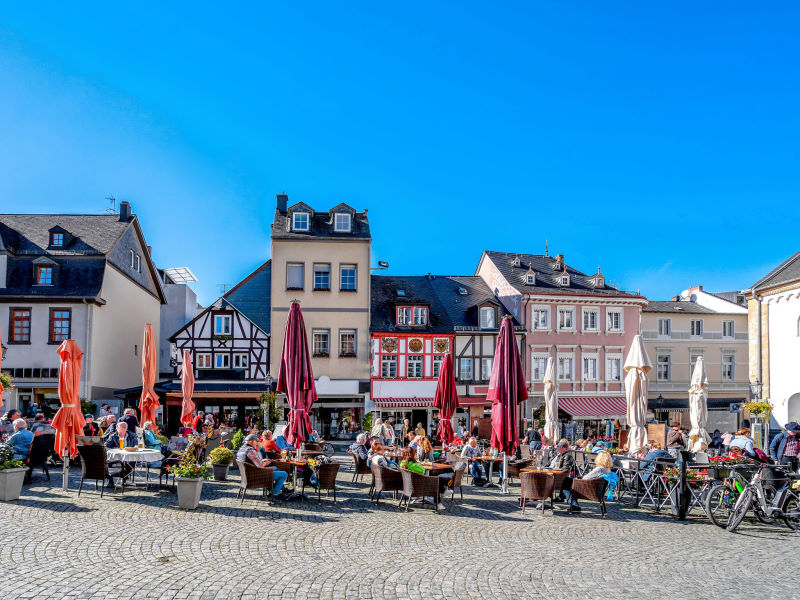 Marktplatz und Altstadt von Boppard am Rhein